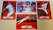 2025 Stadium Club Phillies Lot - 4 Cards Includes Red Versions
