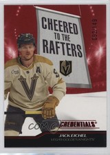 2024 Upper Deck Credentials Cheered to the Rafters Red 92/149 Jack Eichel 1nd4