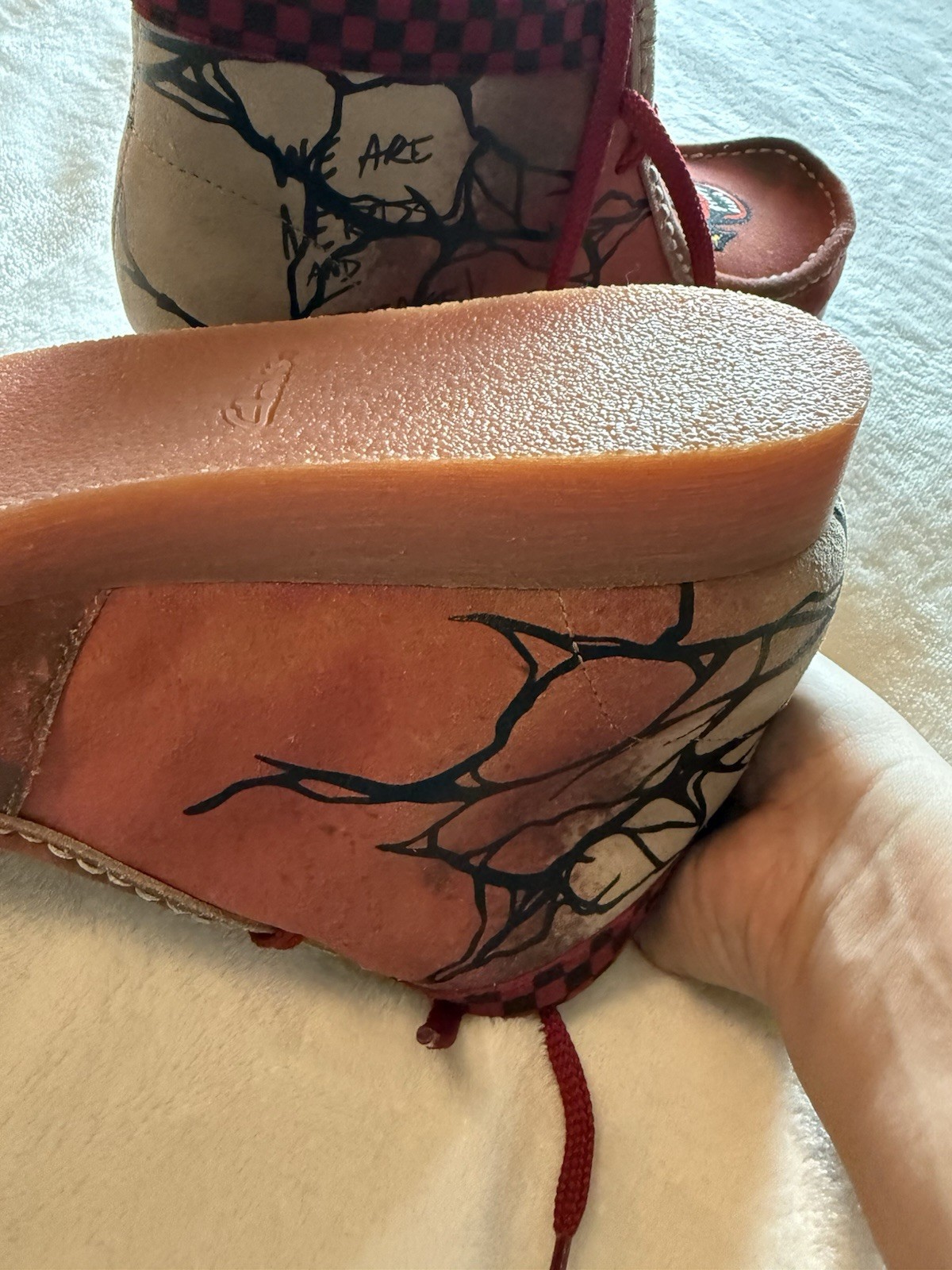 Stranger Things X Clark’s Men Vecna Chukka Boot Hellfire Club BNWT 10 Netflix image 5