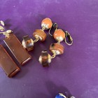 Four  Pair Mid Century  Lucite Earrings Screw Back and Clip On — photo 5