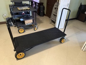 RocknRoller Multi-Cart R18 Platform Cart with Yellow Wheels