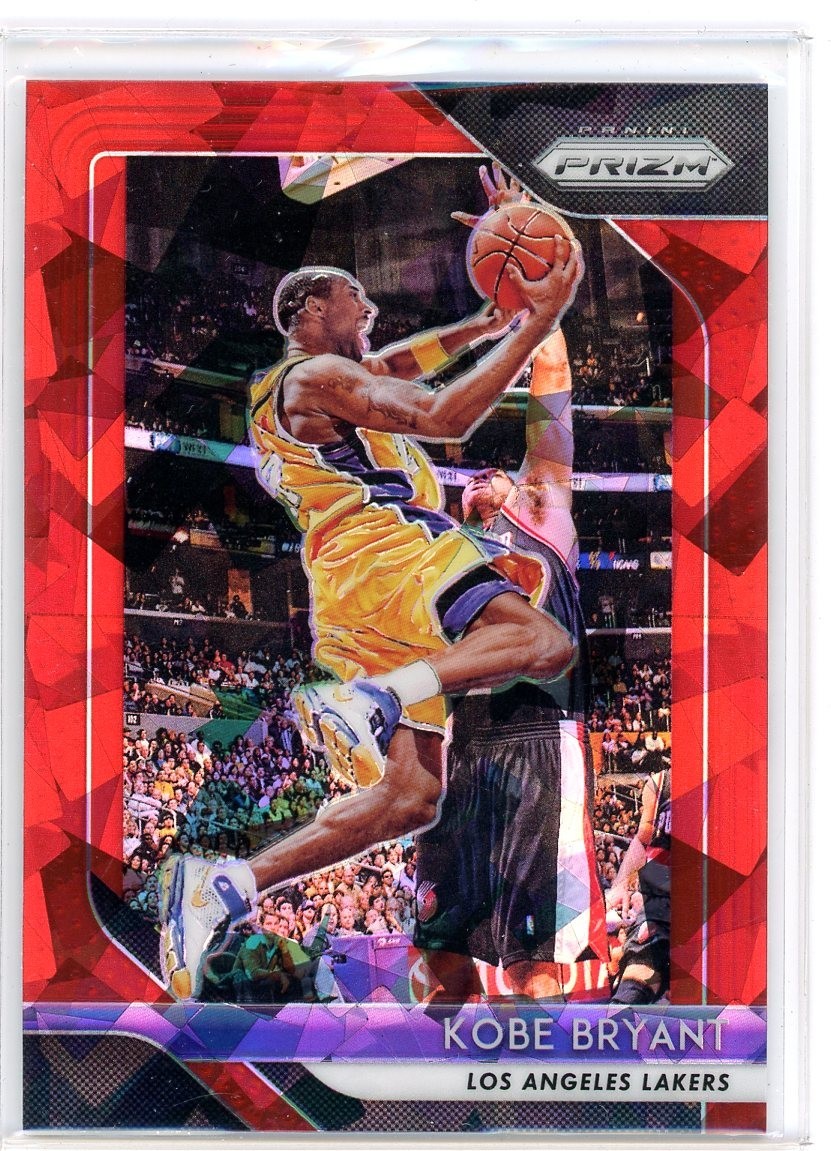 2018-19 Panini Prizm #15 Kobe Bryant Red Ice Prizm (DG)