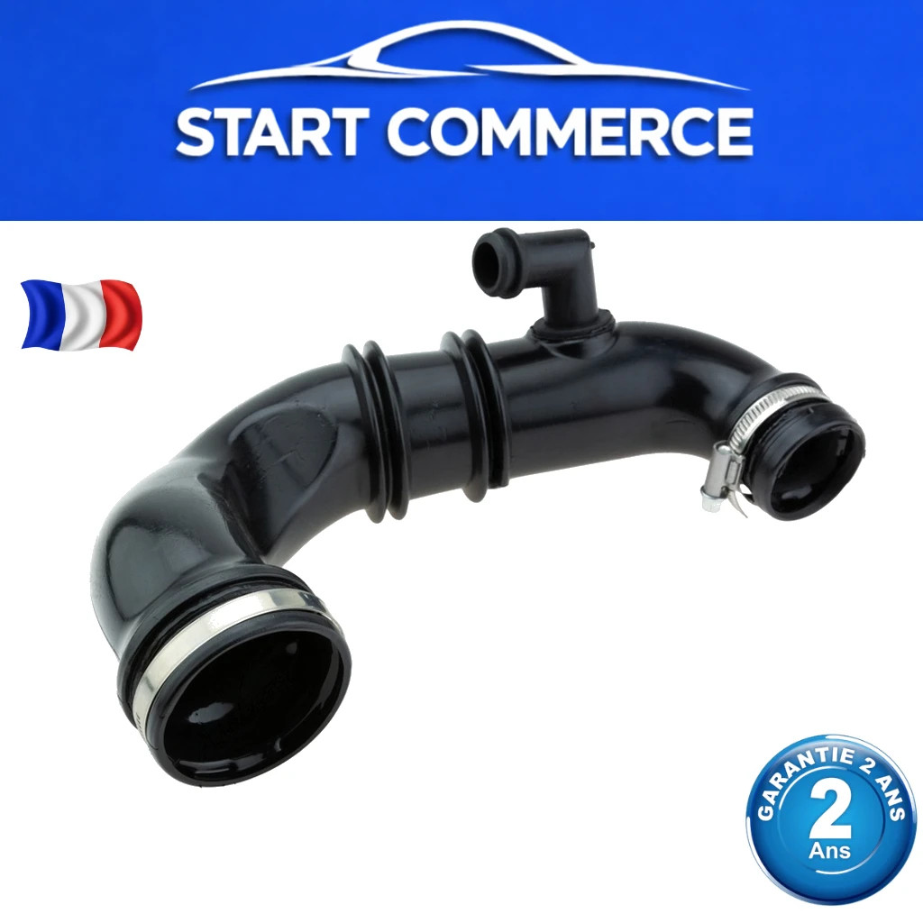 Tuyau durite turbo admission pour CLIO II TWINGO II KANGOO référence OE 1655600QAM