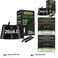Heavy Duty 20x4.0, 26x4.0 Fat Tire Tube with Schrader Valve - Thick Butyl Rub...