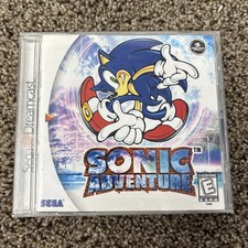 Sonic Adventure Sega Dreamcast CASE AND MANUA...