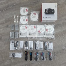 Canon VIXIA HV40 Deluxe Accessory Lot - Untested/Read - Remotes, Cables, Manuals