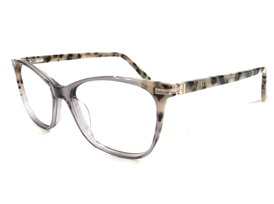 Armações de óculos Ted Baker TW008 GRY cinza olho de gato tartaruga aro completo 53-16-140 - Imagem 4 de 4