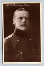 His Royal Highness Prince Georg Of Bavaria Real Photo Postcard RPPC