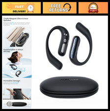 Wireless Open Ear Headphones, Bluetooth 5.4 Earbuds with Rich Bass, 32H Playtime