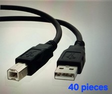  40  X 6FT USB 2.0 A Male B Male Cable Modem for Printer HP Epson Canon - USED