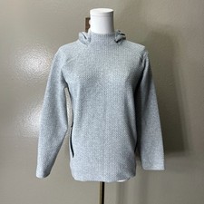 Old Navy Active Recharge Fleece Women's Hoodie L 10-12 Textured Zipper Pockets