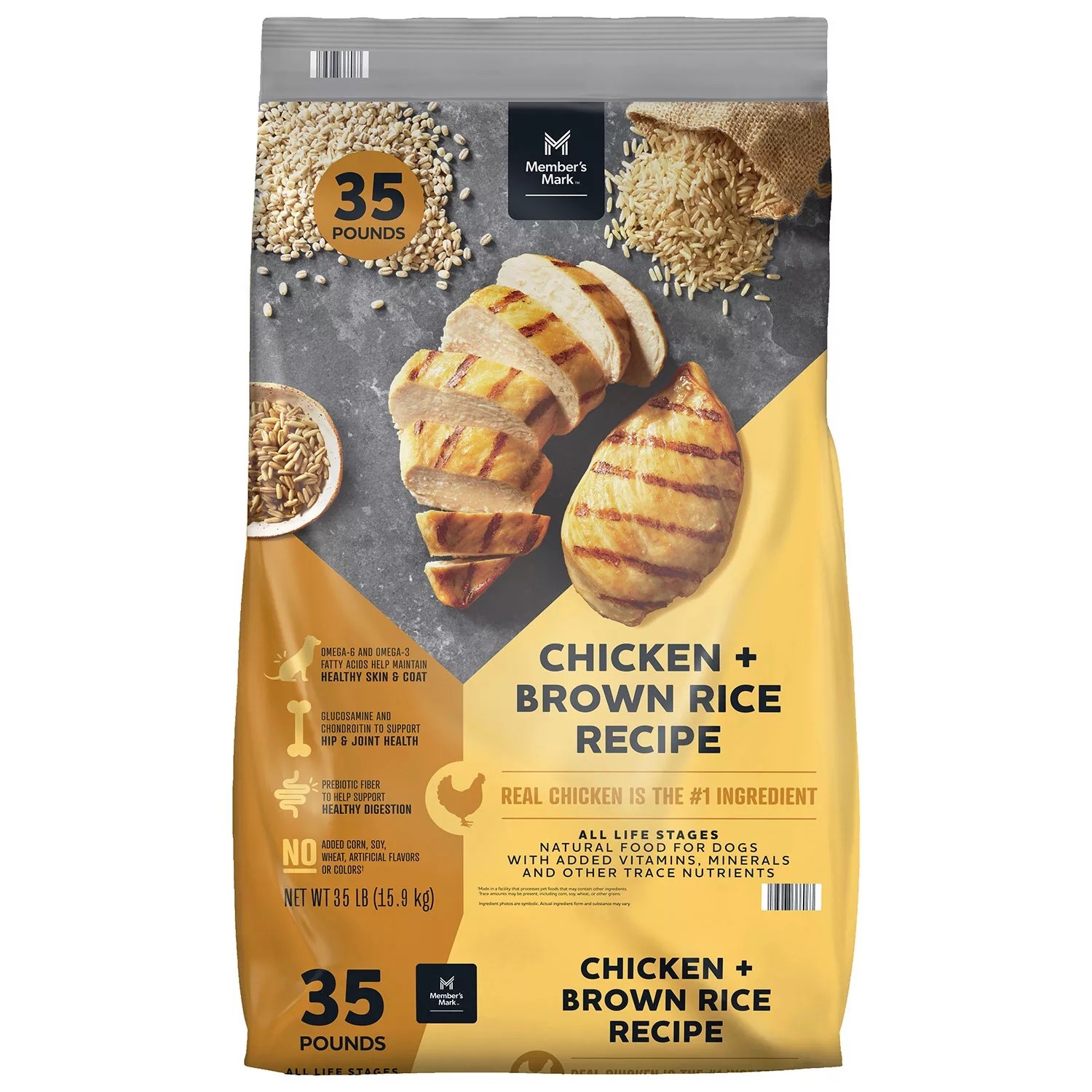 Member's Mark Chicken + Brown Rice Recipe Dry Dog Food (35 Pounds)