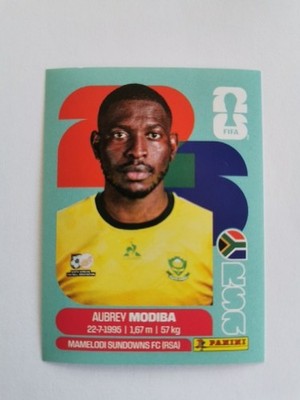 Panini 2026 World Cup Amerika WM Sticker No. RSA 4 Aubrey Modiba Südafrika