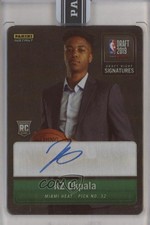 2019 Panini Instant Draft Night Signatures Metal Green 1/10 KZ Okpala Auto im4
