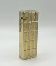 Vintage Fivestar Five Star Side Strike Gold Tone Gas Lighter Korea FREE SHIPPING