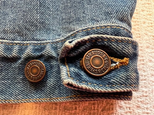 Vintage Levi’s Trucker Jacket 70507-4890 Men’s XL Blue Denim Made in USA 80s 90s by Levi's, Size XL, $88 - Photo 7