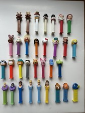 Lot of 42 Pez Dispensers (Cartoon, Holiday, Superhero And Star Wars)