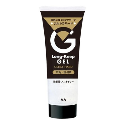 MANDOM Long-Keep Gel, Ultra Hard Hair Gel, Powerful Set, Stays in Place All Day