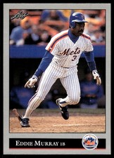 Eddie Murray 1992 Leaf #396 New York Mets MLB READ FREE SHIPPING AutographDen