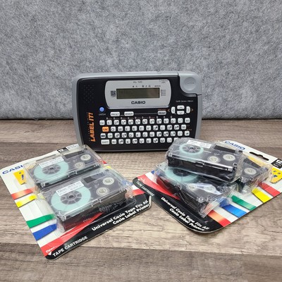 Casio EZ Label Printer Label It KL-120 - TESTED WORKING W/ 12mm Label Tape