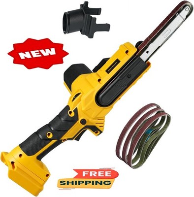 Lijadora de banda inalámbrica para detalles, compatible con batería DEWALT 20V M