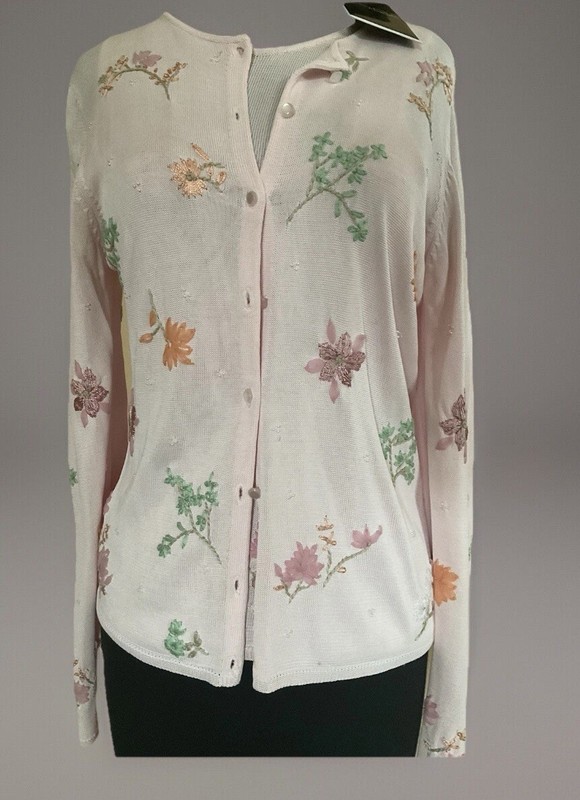 Oscar de la Renta Twin Set, Size M, New, Original Price $1350