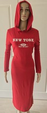 Shein Women Red Long Hooded Dress Red Size L New Without Tags