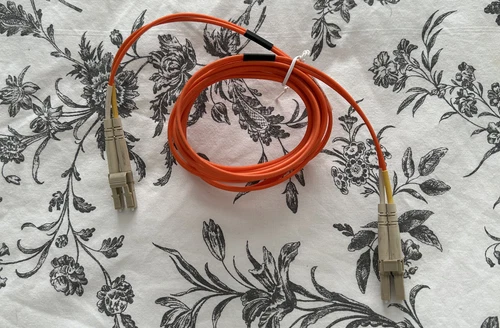 2M Orange LC to LC Fibre Optic Patch Cable!!