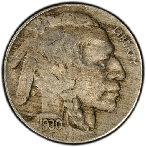 1930-P 5C Buffalo Nickel PCGS XF40 BB8578