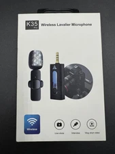 K35 | Wireless Lavalier Microphone  for streaming, live shows. 