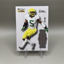 Wild Card MATTE 2022 Kayvon Thibodeaux Football #MB-73 Serial Numbered Card