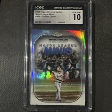 Topps 2025 Chrome Update Major League Minis Shohei Ohtani MM-1 CGC 10 Insert