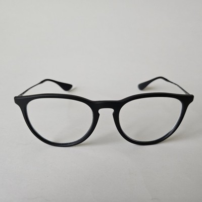 Ray Ban Black Round Full Rim Eyeglasses RB4171 Erika 622/T3 54-18-145 Italy Made