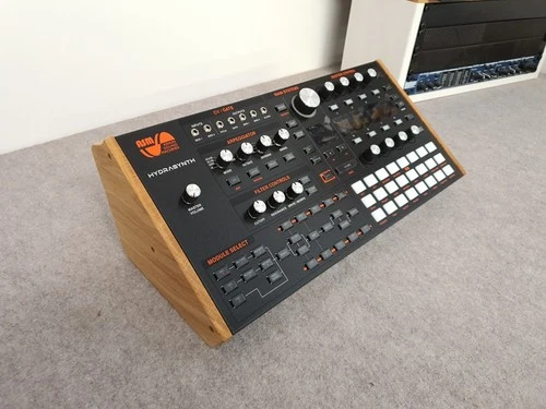 ASM Hydrasynth Desktop Module Dual-Angled End Cheeks Crafted by Synths And Wood