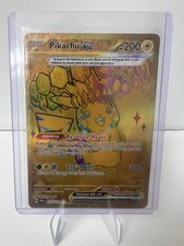 Pikachu ex 179/131 Gold Hyper Rare Prismatic Evolutions Pokemon Mint Gradable
