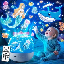 Star Projector for Kids Gifts, 15 Films 15 Soothing Sounds Machine Baby Night...