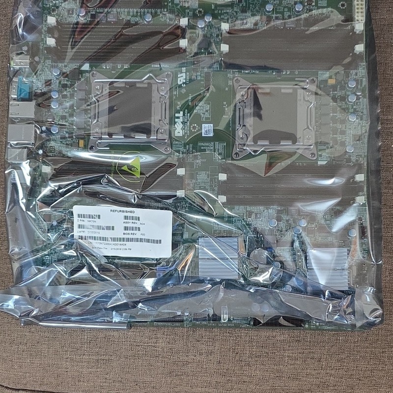 Dell PowerEdge NK70N Dual Socket LGA2011 DDR4 24-DIMM Ethernet Motherboard