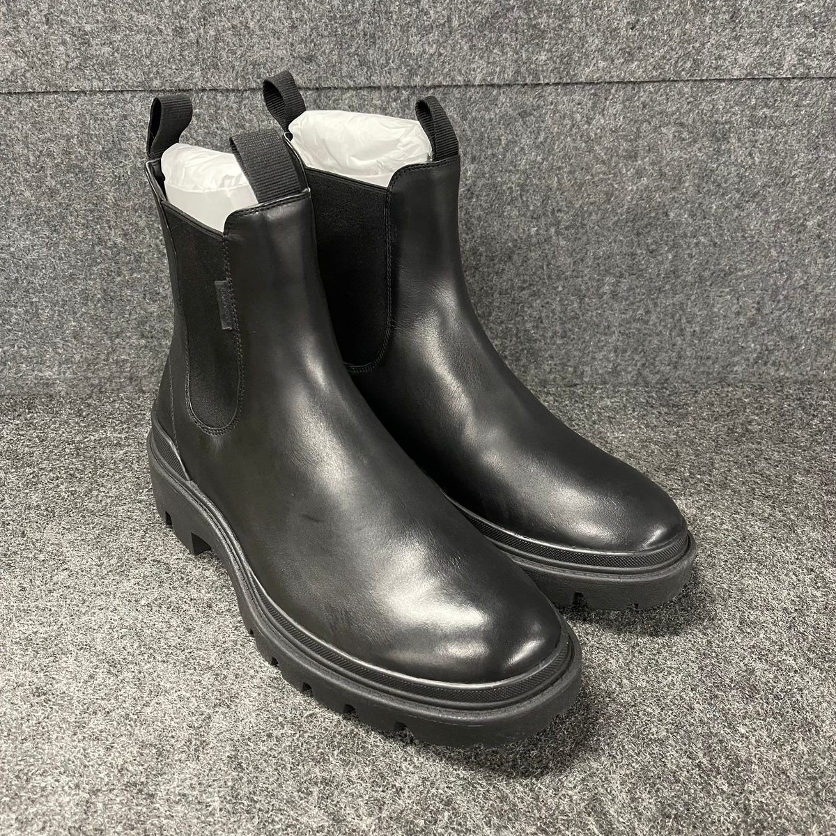 Coach Black Leather Men’s Chelsea Boot with Pull Tabs COACH Chelsea Boot With Signature Canvas in Black for Men | Lyst main image 2