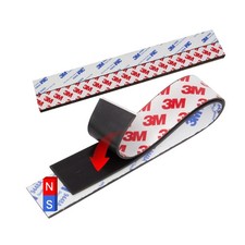 10 Pack, A B Paired Magnetic Tape with Adhesive Backing, Each 12in x 12"X1"