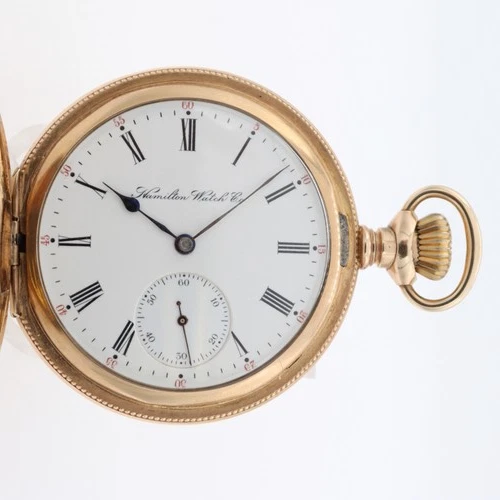 Antique 16s 1897 Hamilton 17j Mechanical Hunter Pocket Watch Hayden W. Wheeler