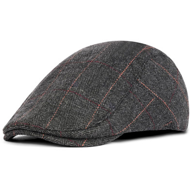 Schiebermütze Barret Flat Cap Schirmmütze, Barett Cap Herren, Gatsby Schirmmütze