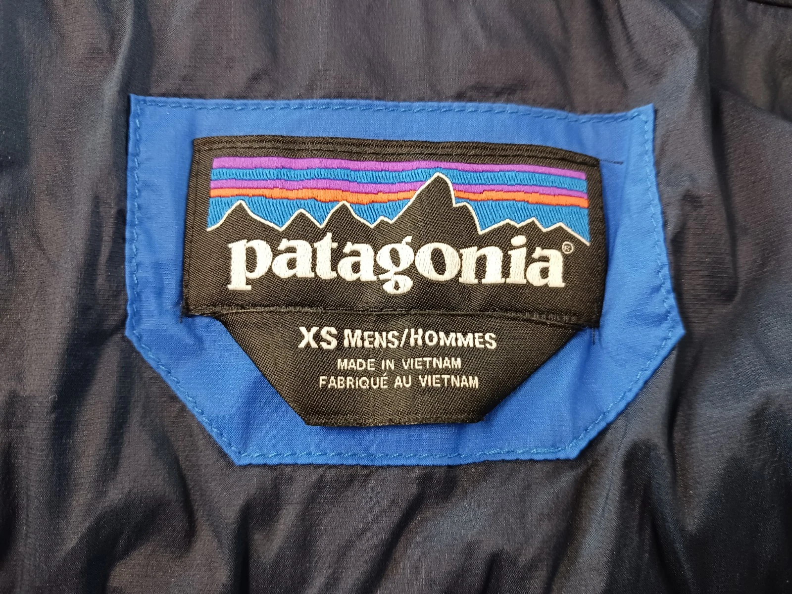 patagonia hyper puff hooded parka worn wear with bag jacket