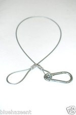 100 Safety Cables Silver 18"  dj etc stage lighting altman 