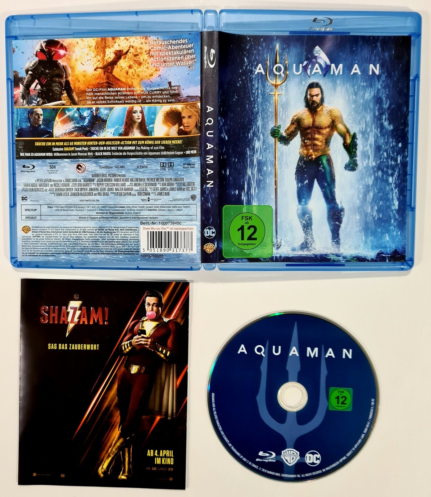 DC Comic Blu-ray Film AQUAMAN German Superheroes / Justice League / Black Manta