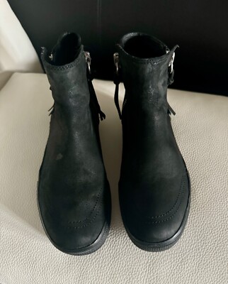 Ash Stiefeletten, schwarz Wildleder Gr. 37/38 selten getragen
