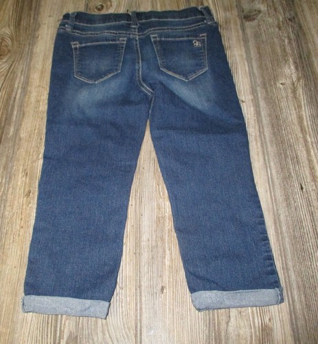 Jessica Simpson Girls Rolled Crop Skinny Jeans Dark Blue Size 8 - Picture 2 of 10