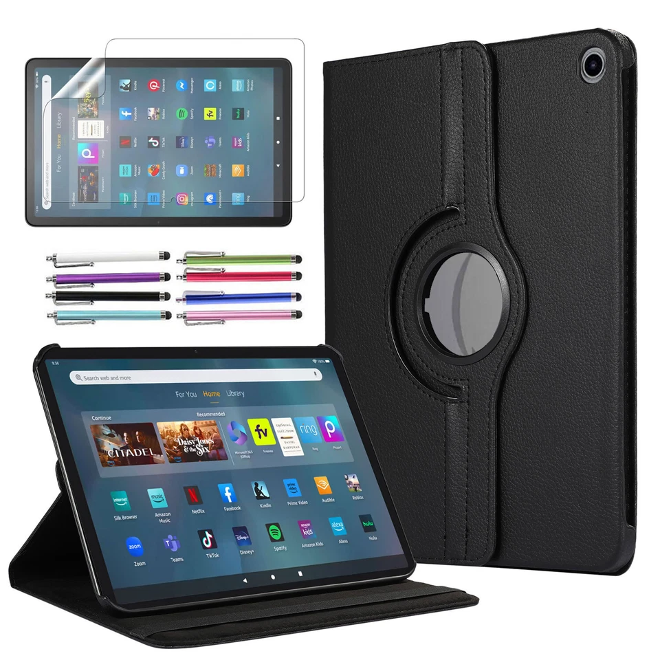 Чехол-книжка для планшета Amazon Fire Max 11 (13-е поколение 2023) чехол-стойка + пленка для экрана - Изображение 4 из 4