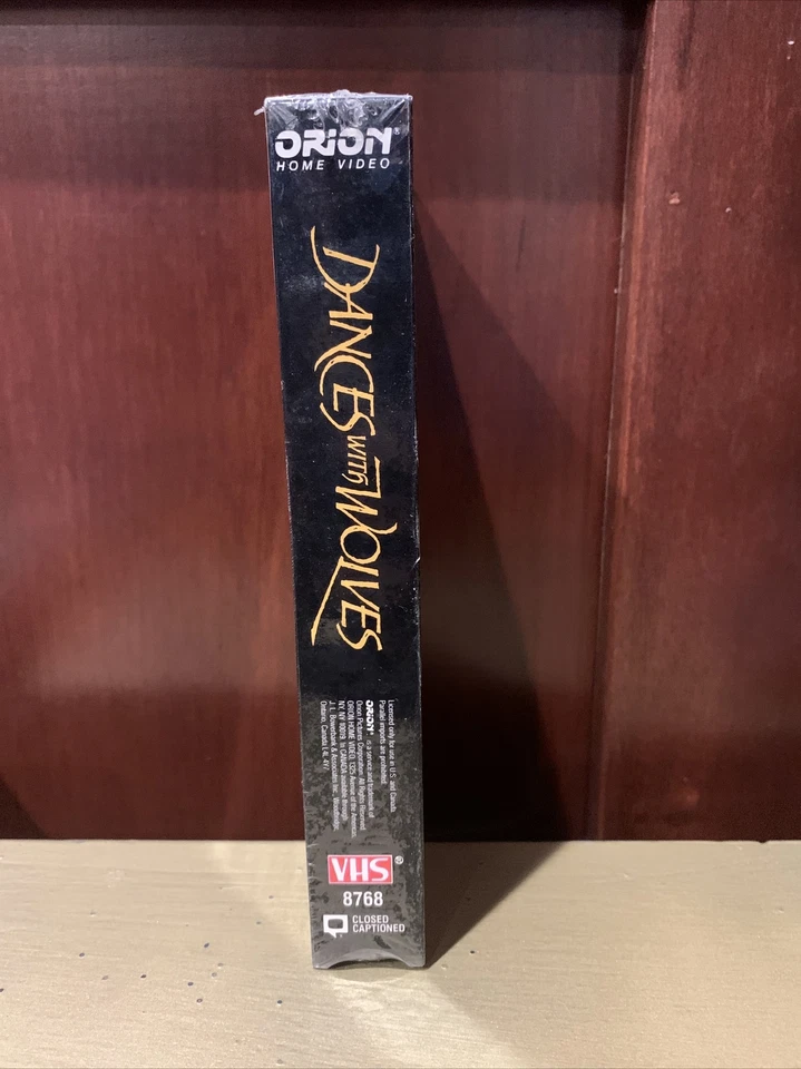 Dances with Wolves VHS 1990 New SEALED Very Rare With watermark Kevin Costner - Image 3 of 4