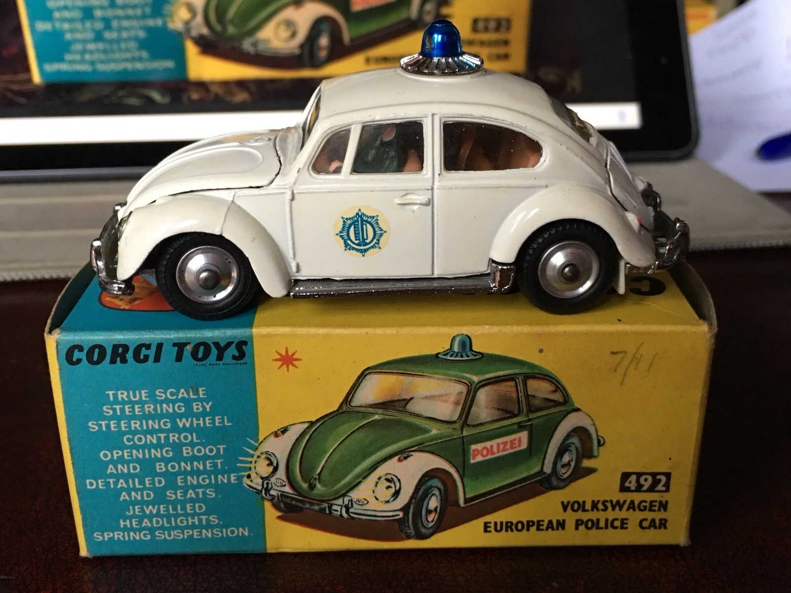 Corgi Volkswagen Police Car Very Rare Dutch Version In Excellent Condition Corgi Volkswagen Police Car Very Rare Dutch Version In Excellent Condition