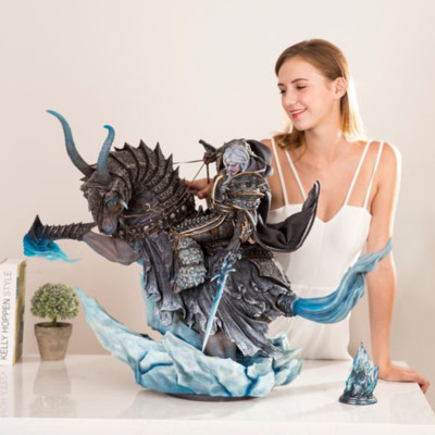 WARCRAFT SERIES ONE プリンスアーサス　デスナイト 1/4 Death Knight Arthas Statue Lin Studios Resin Model WOW
